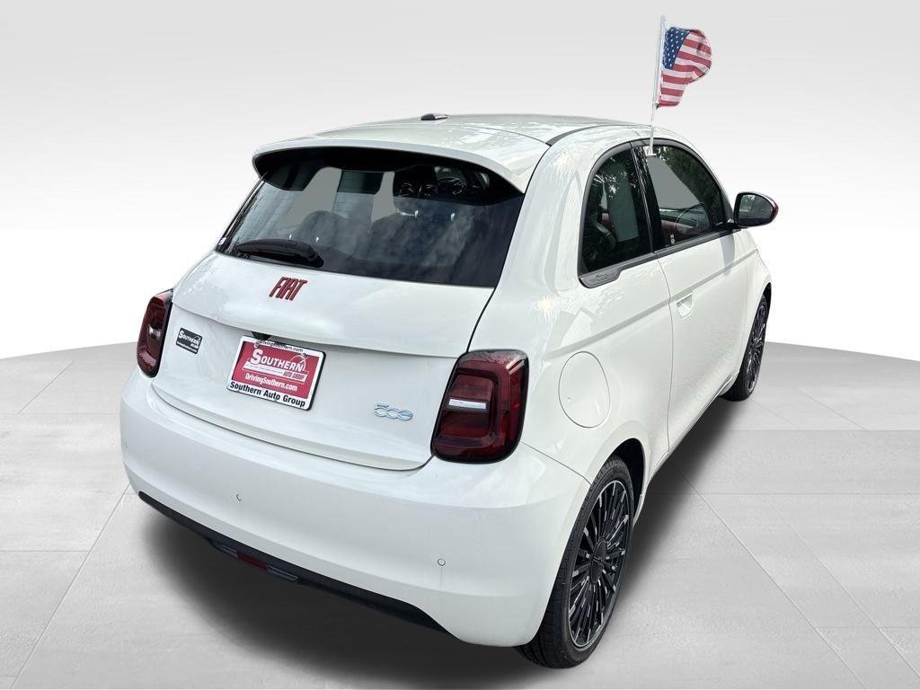 new 2024 FIAT 500e car, priced at $27,596