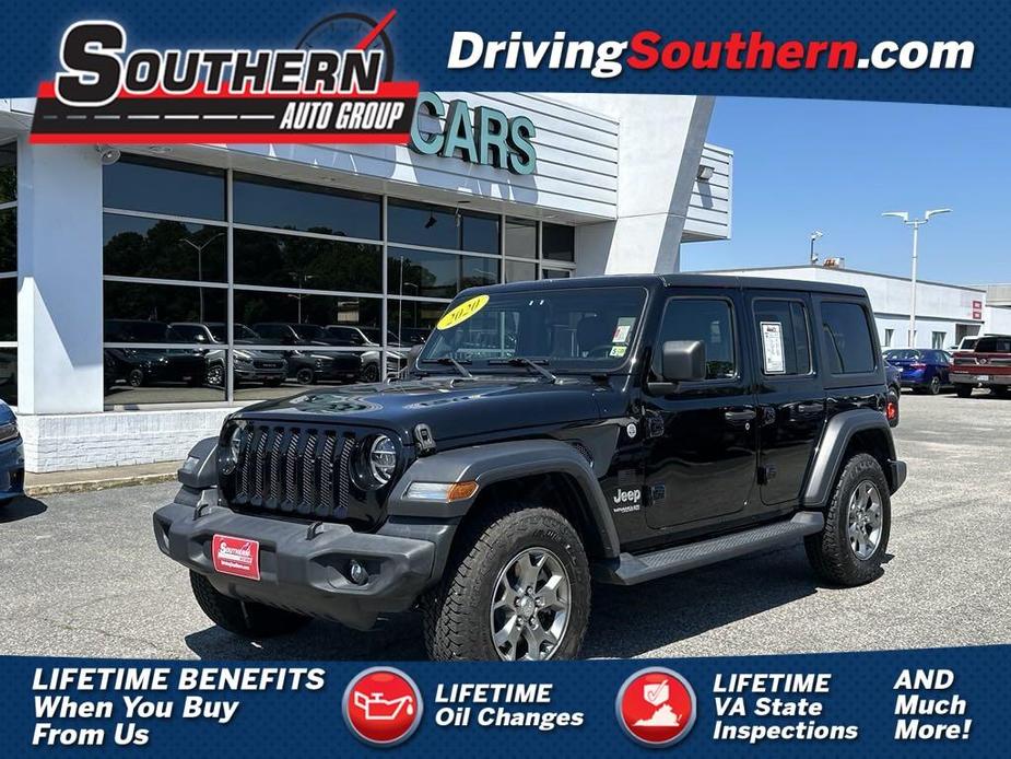 used 2020 Jeep Wrangler Unlimited car, priced at $32,871