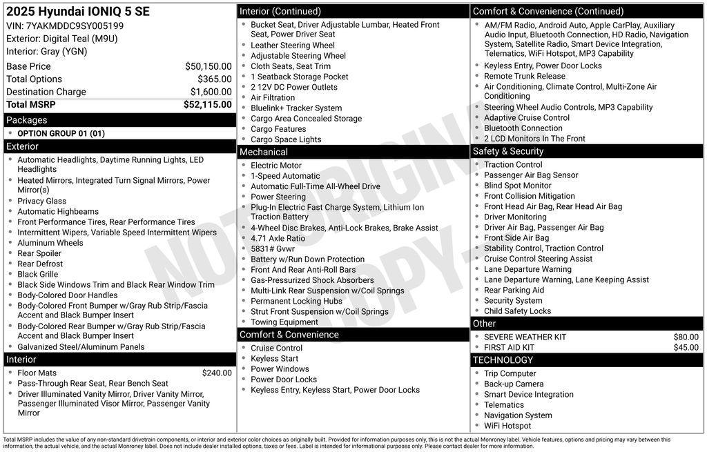 used 2025 Hyundai IONIQ 5 car, priced at $33,579