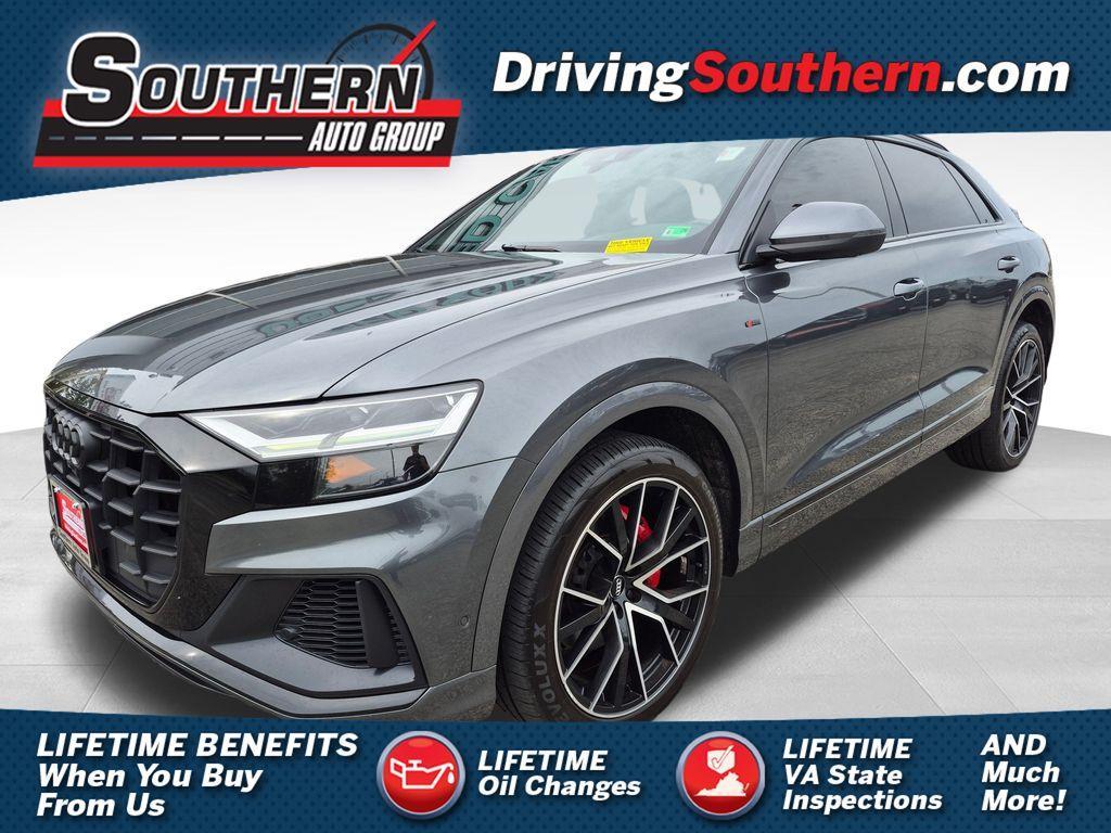 used 2021 Audi Q8 car, priced at $39,750