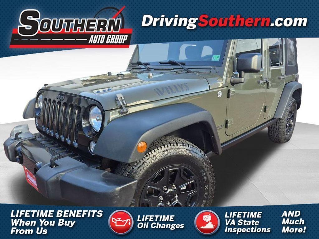 used 2015 Jeep Wrangler Unlimited car, priced at $17,965