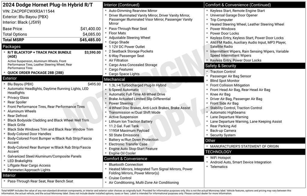 used 2024 Dodge Hornet car, priced at $24,671