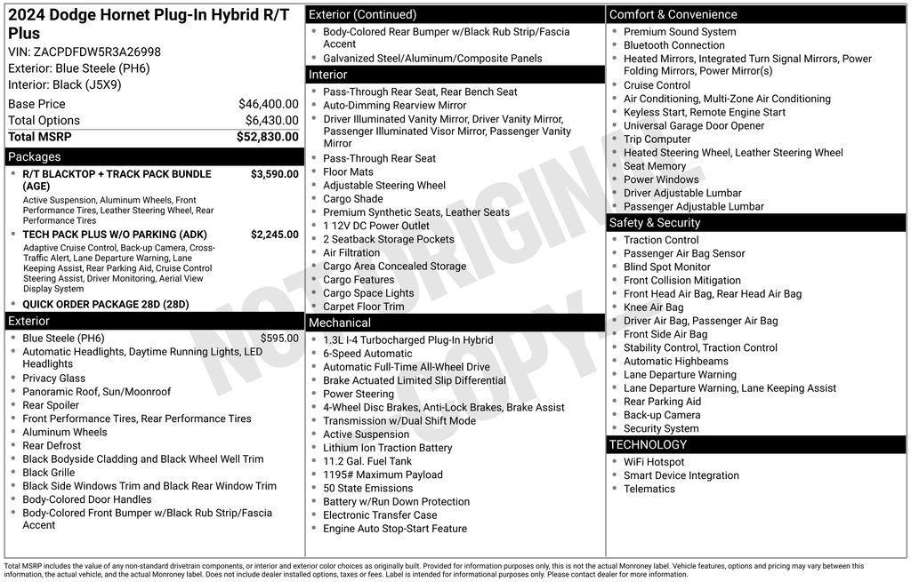 used 2024 Dodge Hornet car, priced at $30,904