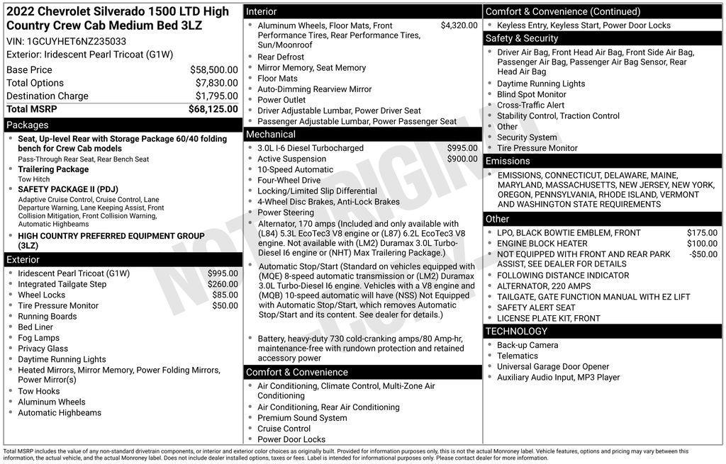 used 2022 Chevrolet Silverado 1500 Limited car, priced at $46,975