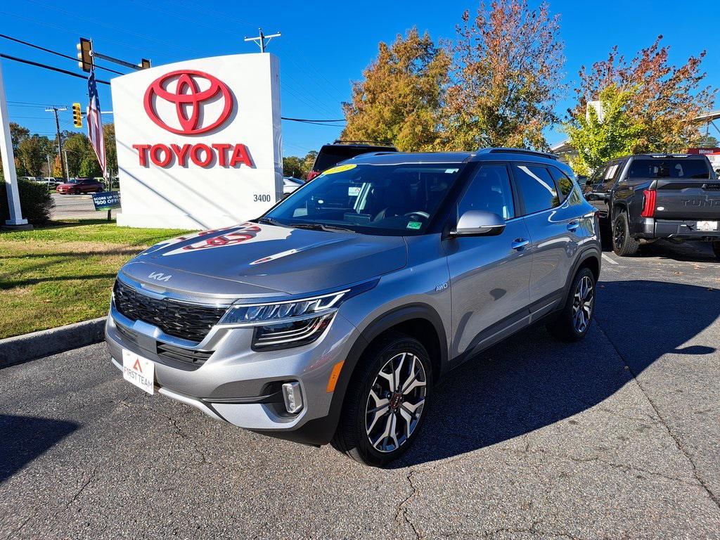 used 2023 Kia Seltos car, priced at $22,000