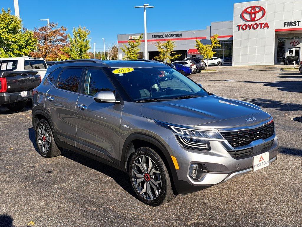 used 2023 Kia Seltos car, priced at $22,000