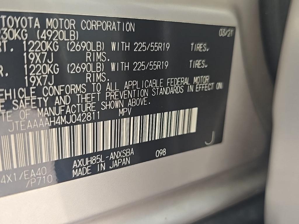 used 2021 Toyota Venza car, priced at $23,600