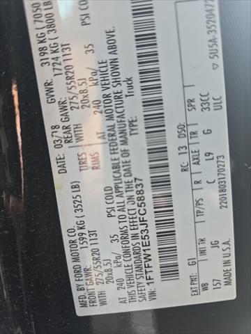 used 2018 Ford F-150 car, priced at $21,000