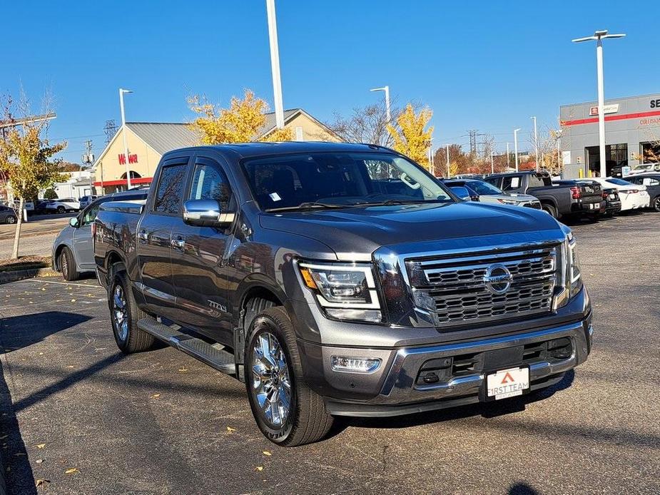 used 2021 Nissan Titan car, priced at $28,900