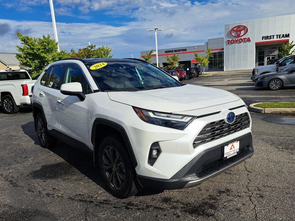 used 2024 Toyota RAV4 Hybrid car, priced at $40,000