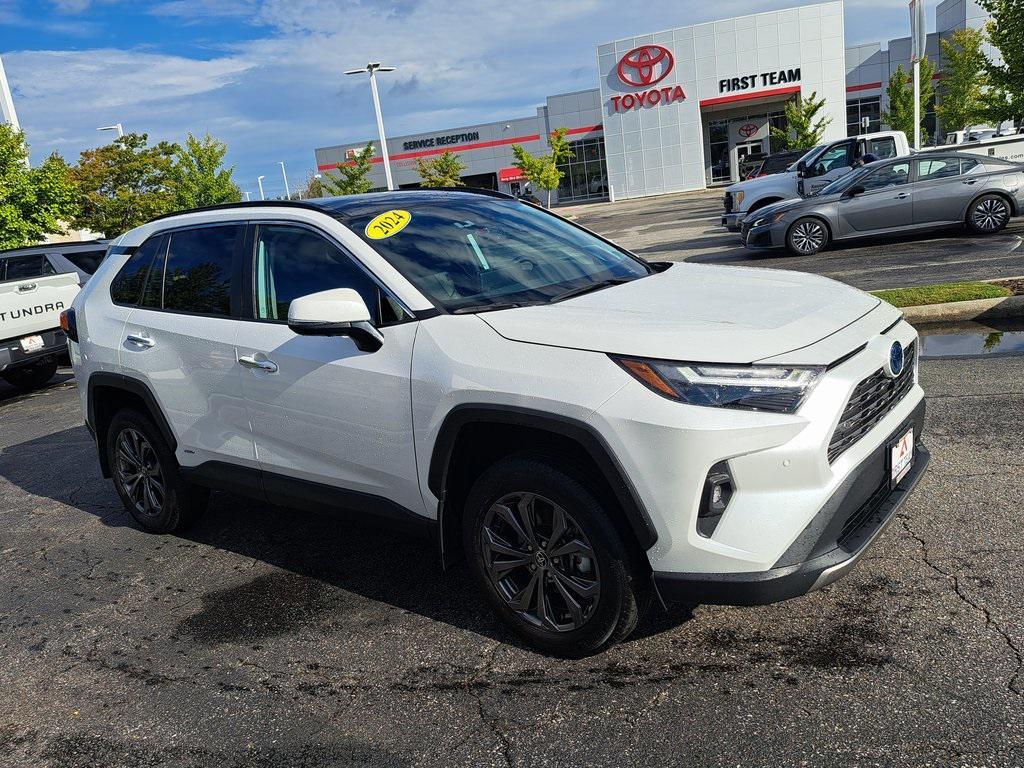 used 2024 Toyota RAV4 Hybrid car, priced at $40,000