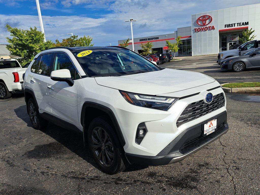 used 2024 Toyota RAV4 Hybrid car, priced at $40,000