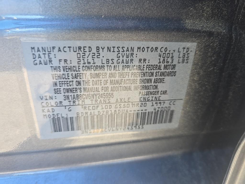 used 2022 Nissan Sentra car, priced at $19,000