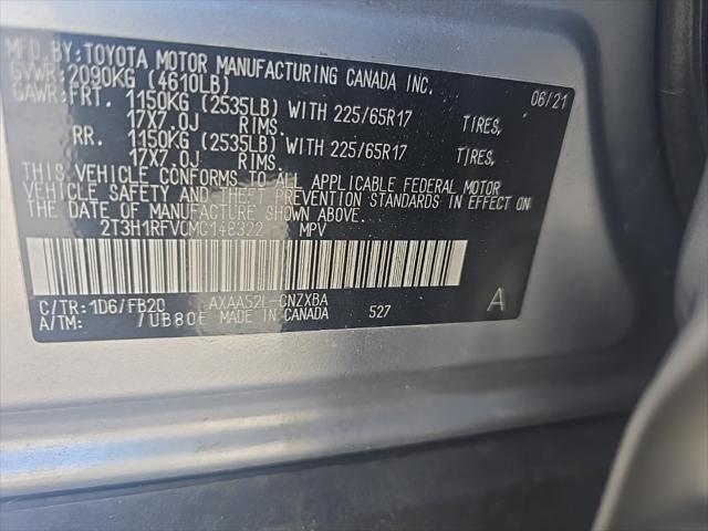 used 2021 Toyota RAV4 car, priced at $25,000