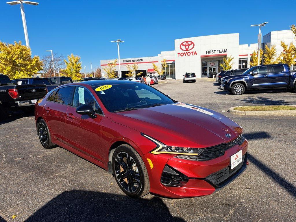 used 2021 Kia K5 car, priced at $20,700
