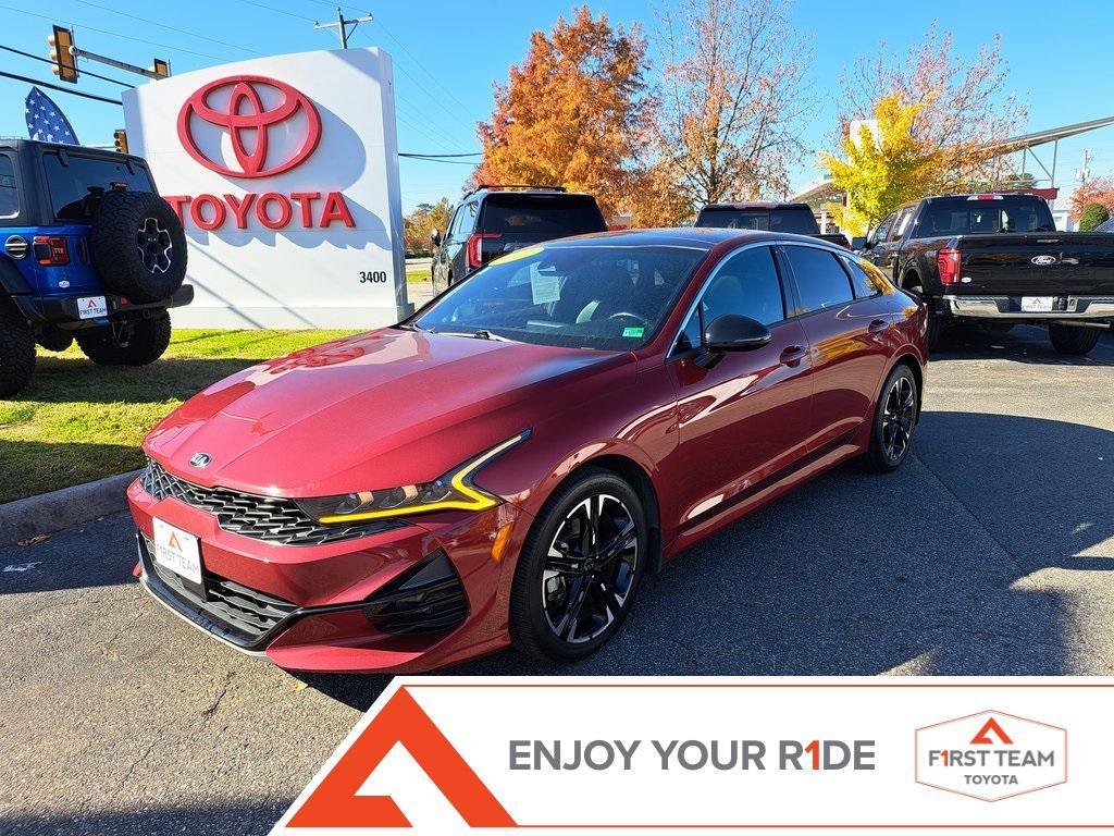 used 2021 Kia K5 car, priced at $20,700