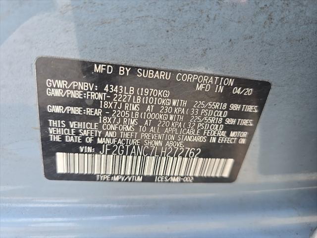 used 2020 Subaru Crosstrek car, priced at $16,500