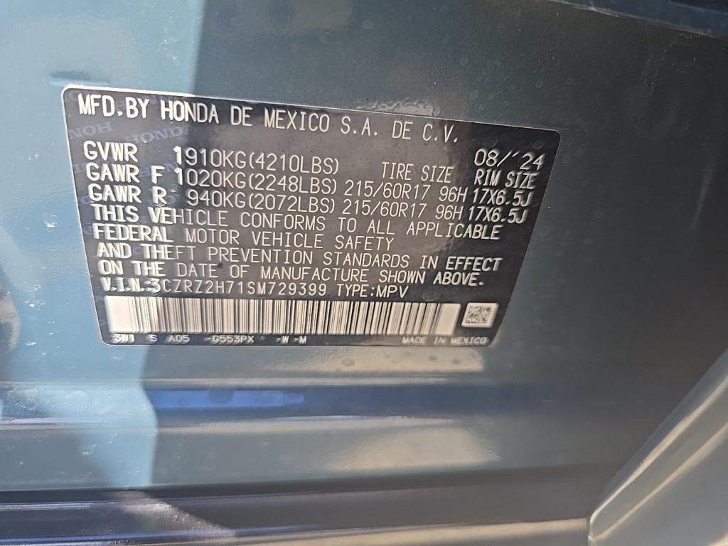 used 2025 Honda HR-V car, priced at $29,900
