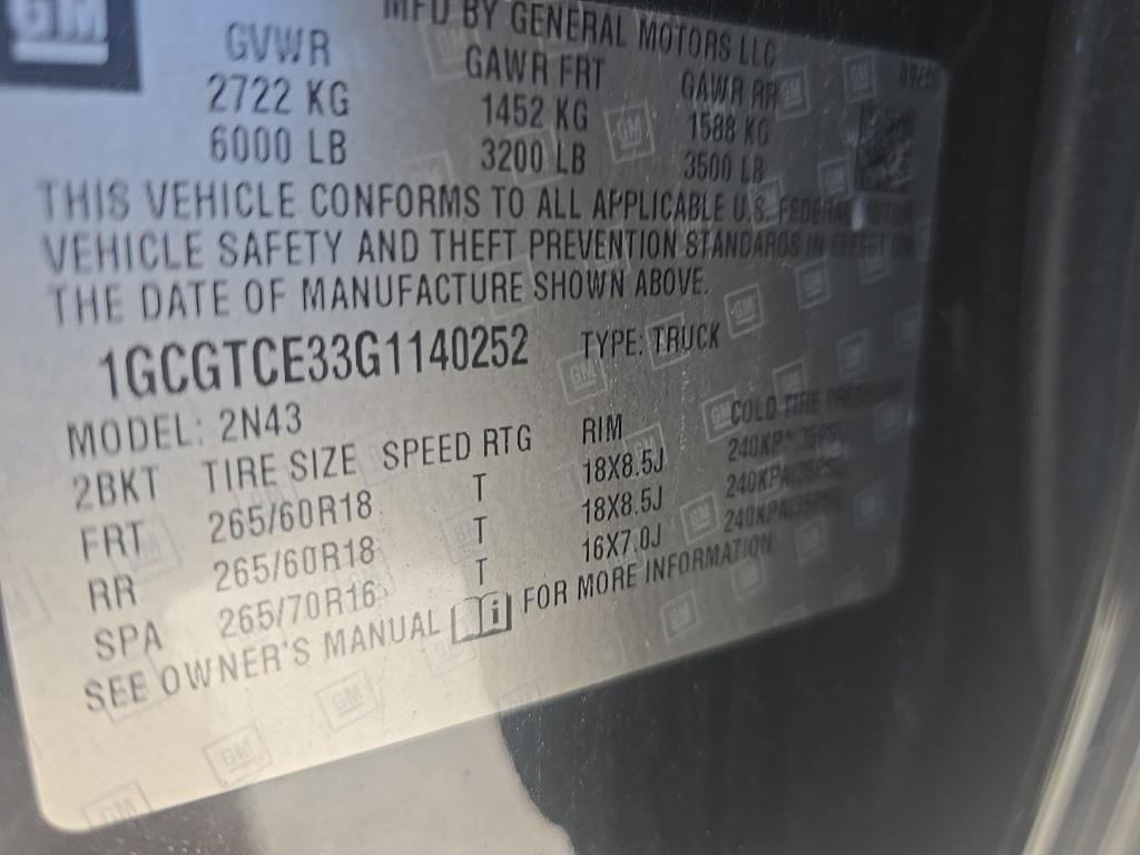 used 2016 Chevrolet Colorado car, priced at $18,500