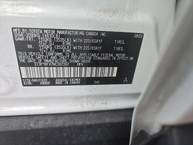 used 2022 Toyota RAV4 car, priced at $31,000
