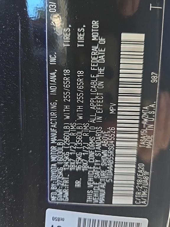 used 2024 Toyota Grand Highlander car, priced at $44,900