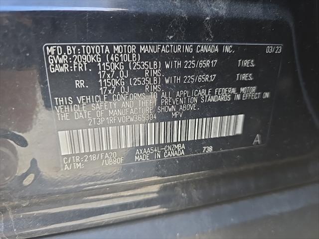 used 2023 Toyota RAV4 car, priced at $29,700