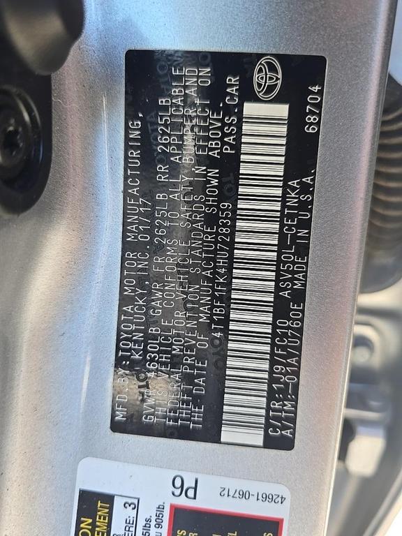 used 2017 Toyota Camry car, priced at $13,900
