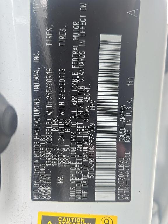 used 2019 Toyota Highlander car, priced at $26,000