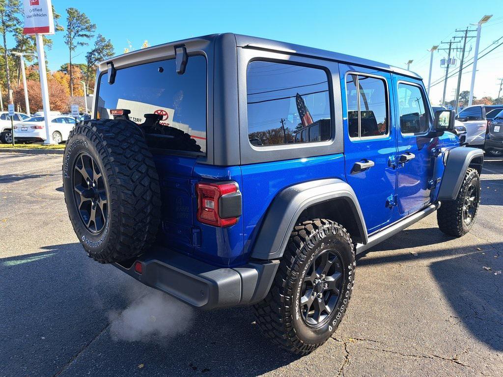 used 2020 Jeep Wrangler Unlimited car, priced at $27,500