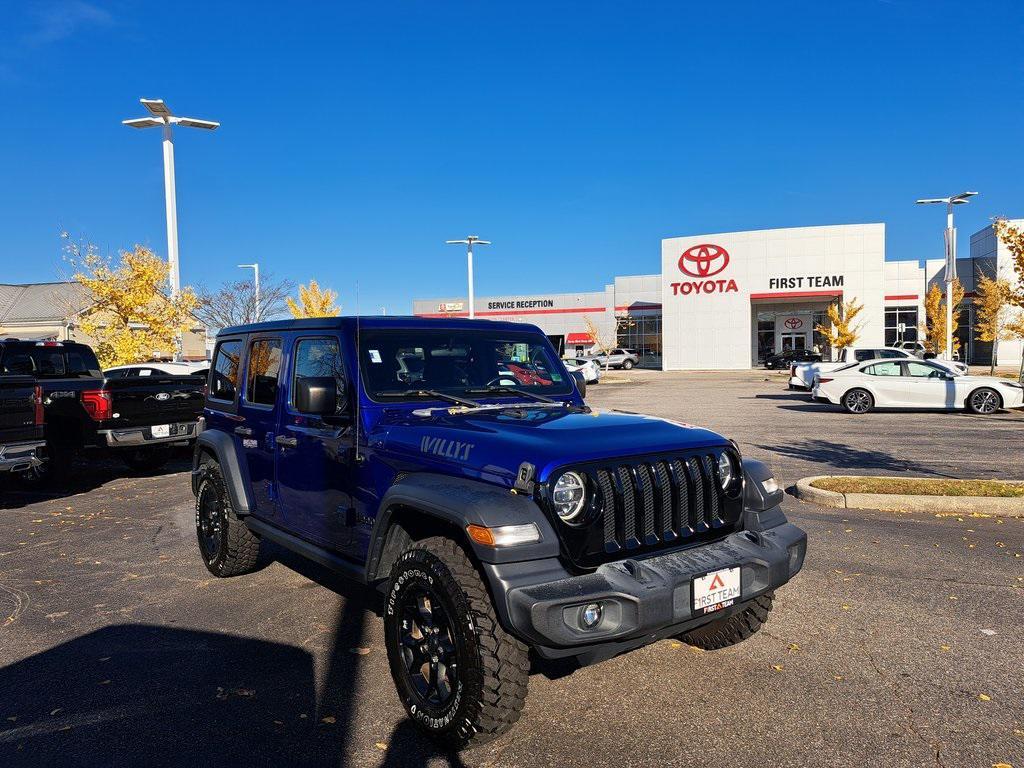 used 2020 Jeep Wrangler Unlimited car, priced at $27,500