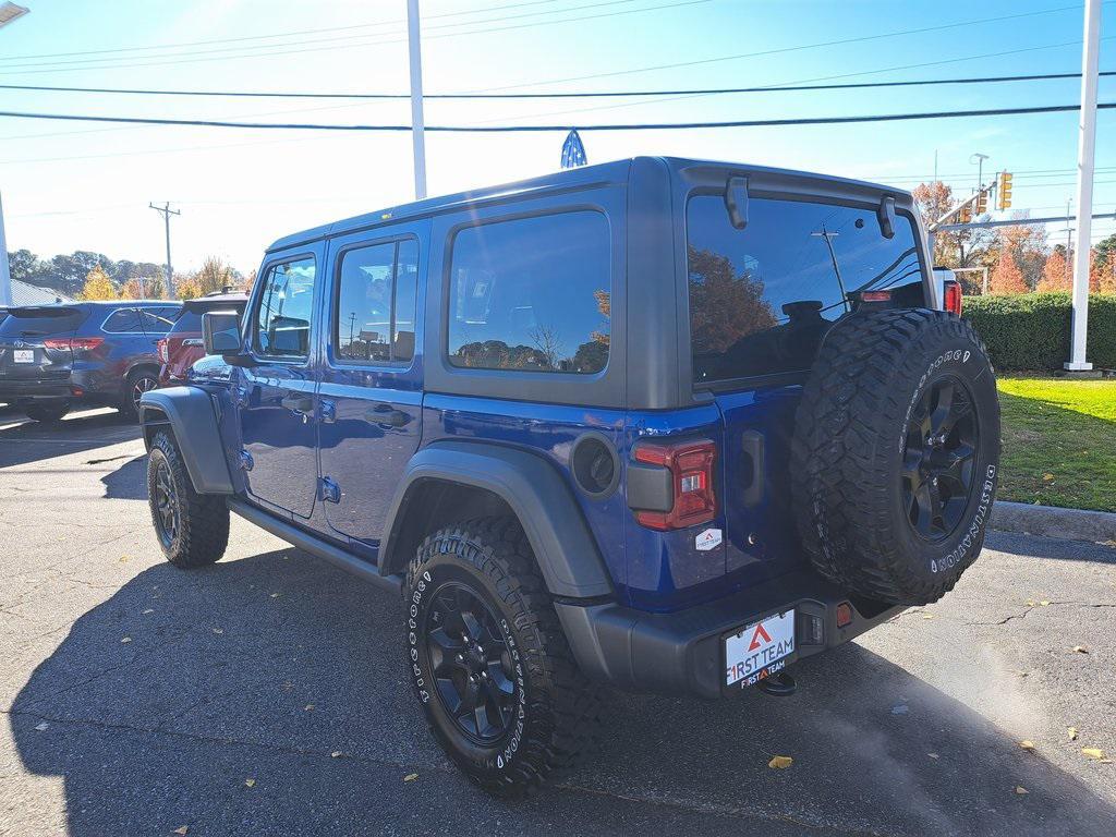 used 2020 Jeep Wrangler Unlimited car, priced at $27,500