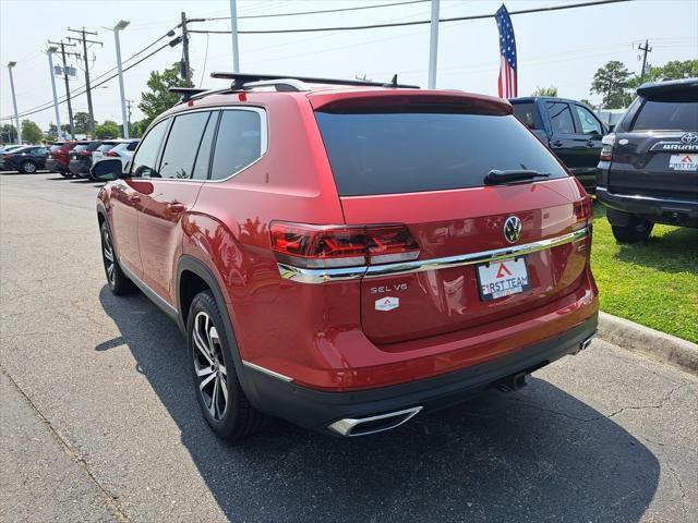 used 2021 Volkswagen Atlas car, priced at $30,000