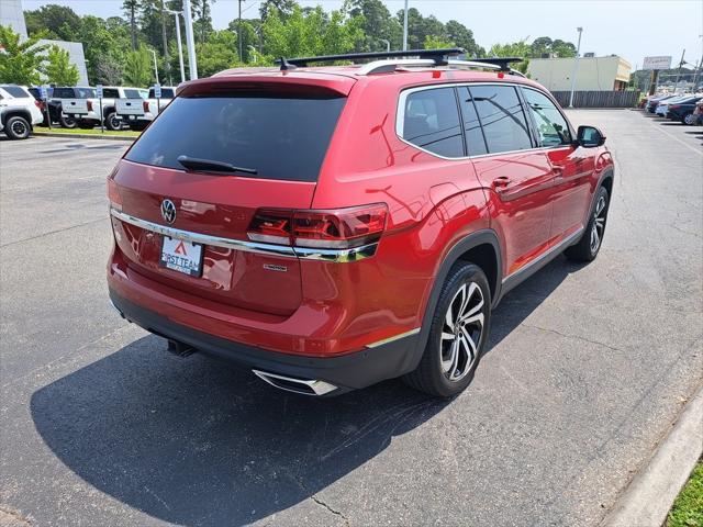 used 2021 Volkswagen Atlas car, priced at $30,000