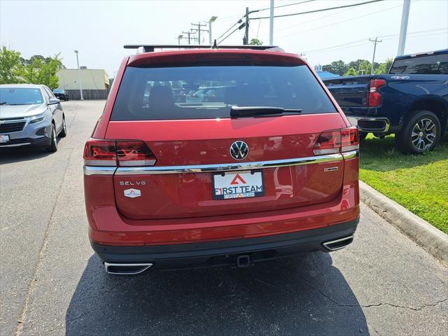 used 2021 Volkswagen Atlas car, priced at $30,000