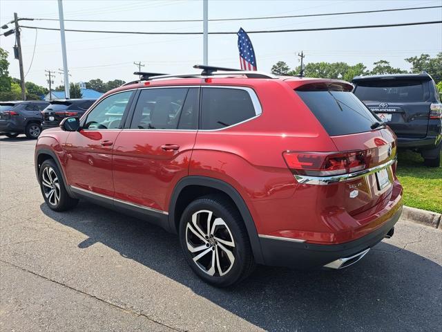 used 2021 Volkswagen Atlas car, priced at $30,000