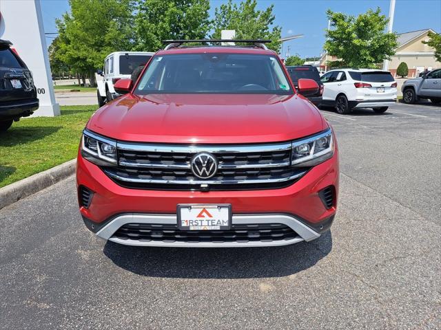 used 2021 Volkswagen Atlas car, priced at $30,000