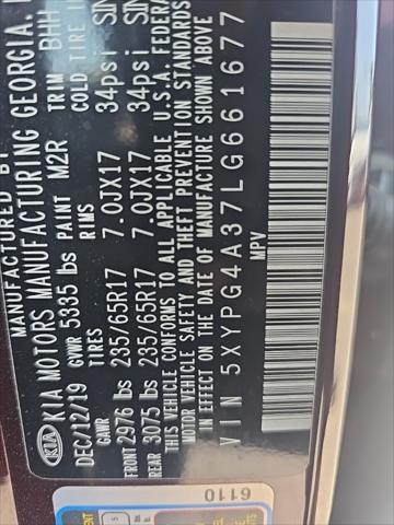 used 2020 Kia Sorento car, priced at $18,000