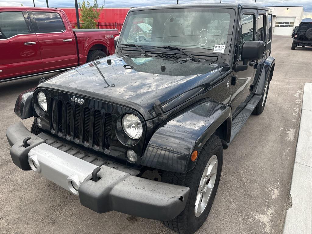 used 2015 Jeep Wrangler Unlimited car, priced at $19,872