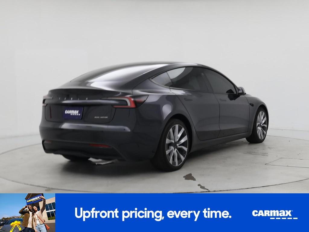 used 2024 Tesla Model 3 car, priced at $38,998