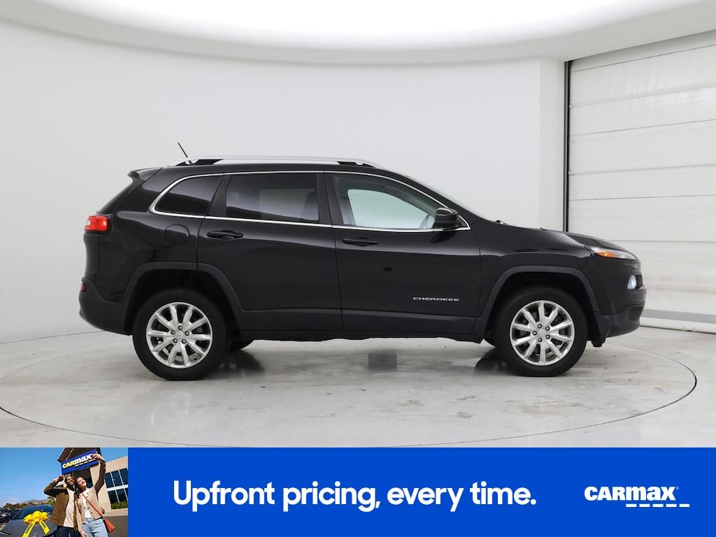 used 2015 Jeep Cherokee car, priced at $15,998