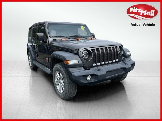 used 2018 Jeep Wrangler Unlimited car, priced at $23,988