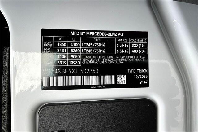 new 2026 Mercedes-Benz Sprinter 2500 car, priced at $68,686