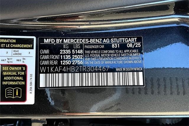 new 2026 Mercedes-Benz C-Class car, priced at $60,935