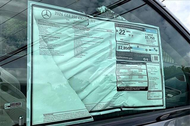 new 2026 Mercedes-Benz GLE 350 car, priced at $76,530