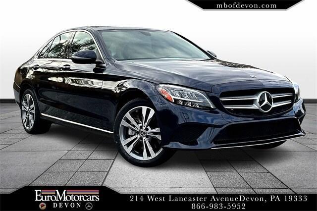 used 2021 Mercedes-Benz C-Class car, priced at $27,998