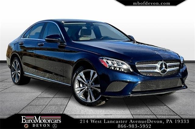 used 2021 Mercedes-Benz C-Class car, priced at $27,998