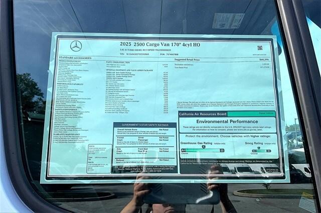 new 2025 Mercedes-Benz Sprinter 2500 car, priced at $71,274