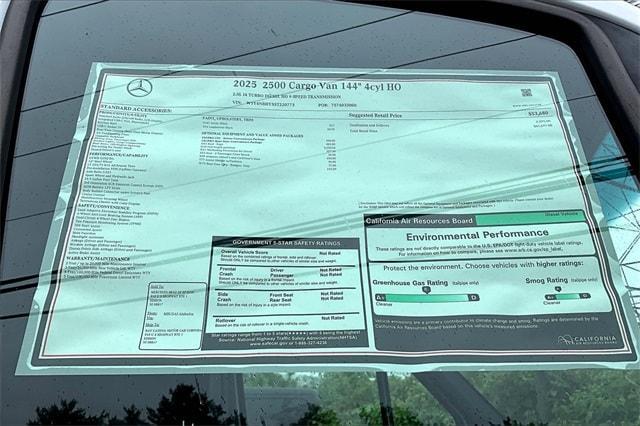 new 2025 Mercedes-Benz Sprinter 2500 car, priced at $53,360