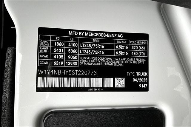 new 2025 Mercedes-Benz Sprinter 2500 car, priced at $53,360