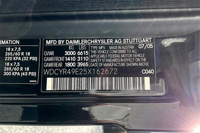 used 2005 Mercedes-Benz G-Class car, priced at $46,544